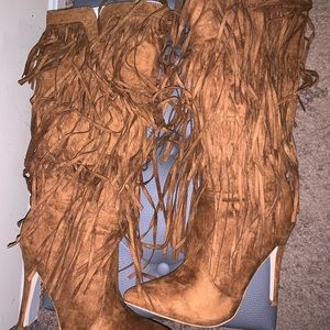 Just Fab Tassel Boots